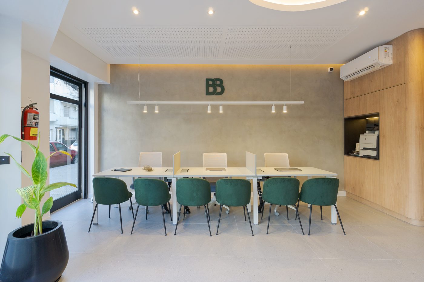 Sala de reuniones del estudio